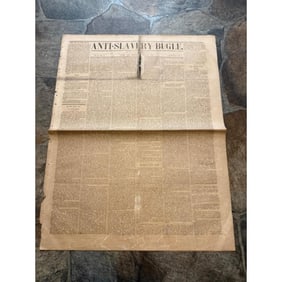 Rare! 1849 Pre Civil War Abolitionist Newspaper