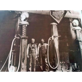 1930's Shell Service Station Photo Print