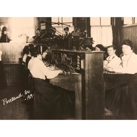 Telephone Operators 1919 Scene Photo Print
