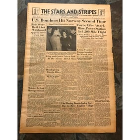 World War II Stars And Stripes Newspaper