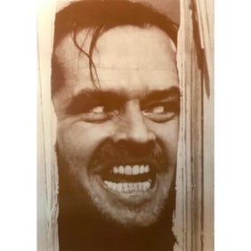 Jack Nicolson, The Shining, Sepia Photo Print