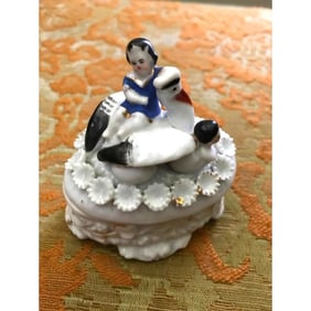 19th Century German Fairing Trinket Box