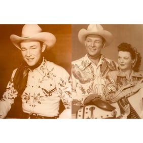 Pair of Cowboy Roy Rogers Photo Prints