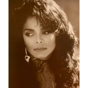 Vintage Janet Jackson Photo Print