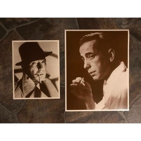 Pair of Humphrey Bogart Photo Prints