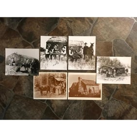 Group of Vintage American Pioneers Photo Prints