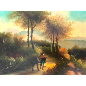 20thc Landscape Oil Painting
