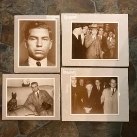 GROUP OF FAMOUS GANGSTERS PHOTO PRINTS