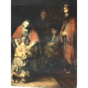 Return of The Prodigal Son, Rembrandt Print