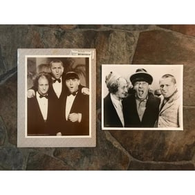 Pair of Three Stooges Photo Prints
