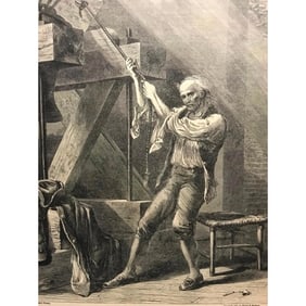 19th Century Wood Engraving, Liberty Bell
