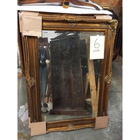 Victorian Style Gilt Wood Mirror