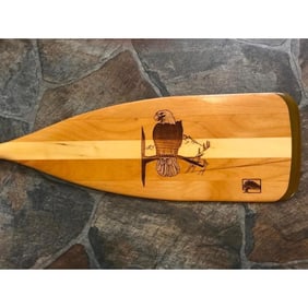 Bending Branches Bald Eagle Custom Engraved Paddle