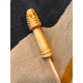 19thc Handcarved Whale Bone Dagger, Letter Opener