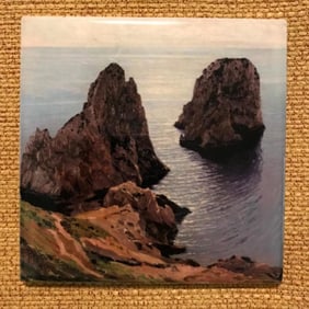 Seascape, Isle of Capri, Faraglioni Ceramic Art Tile