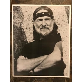 Singer Songwriter Willie Nelson Photo Print