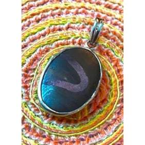 Boulder Opal Sterling Pendant