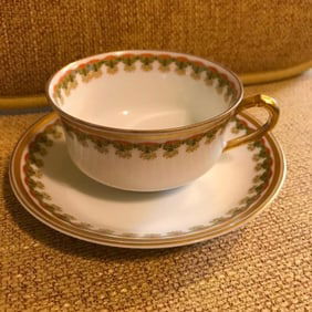 Haviland Limoges France Teacup Saucer Set