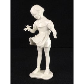Hutschenreuther Porcelain Butterfly Girl Figurine