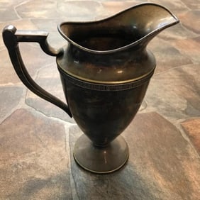 Art Deco Dowd Rogers Nickel Silverplate Pitcher