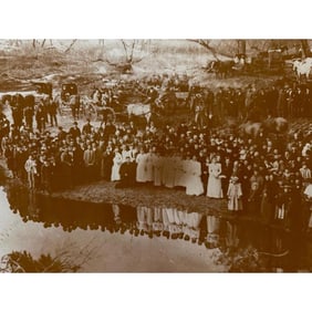 Baptism In The 1890s Photo Print