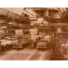 1950s General Motors Chevrolet Car Factory Photo Print