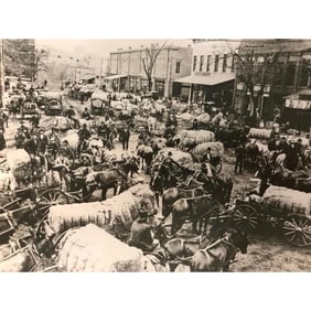 Vintage Cotton Wagons, Marietta GA Photo Print