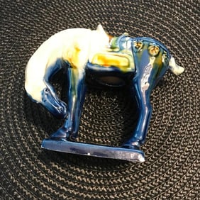 Chinese Tang Dynasty Style Ceramic Horse Figurine