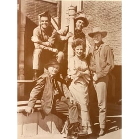 Cast of Gunsmoke, Western Photo Print