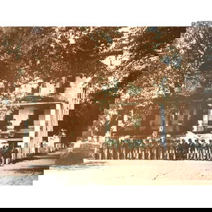 African American History, Civil War Union Colored Infantry: African American History, Black Americana theme, Civil War. 1st South Carolina Colored Infantry in guarding Union occupied house in 1860's. 11" X 14" sepia-tone photo print, on heavy card stock. In or