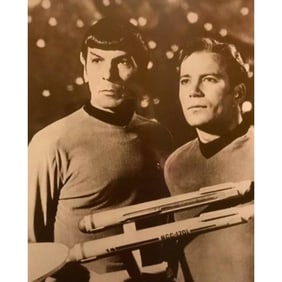 Star Trek, Captain Kirk, Mister Spock Photo Print