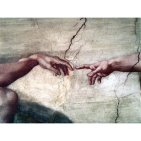 Creation of Adam, Sistine Chapel Ceramic Tile