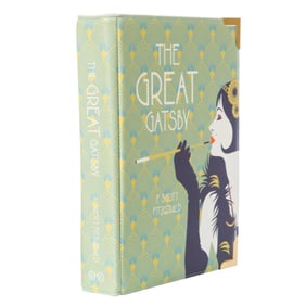 Great Gatsby Book Style Novelty Purse, Handbag