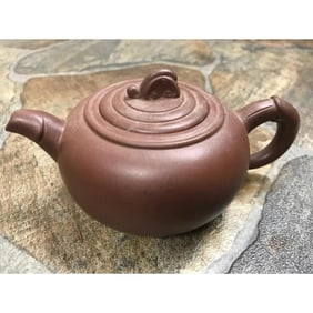 Chinese Yixing Clay, Snail Form Teapot