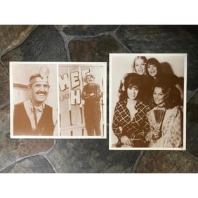 Pair of Vintage Hee Haw TV Show Photo Prints
