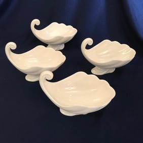 Set of Shell Nut Candy Servers