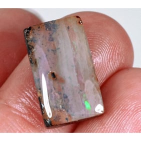 8.7ct Australian Black Boulder Opal Cabochon