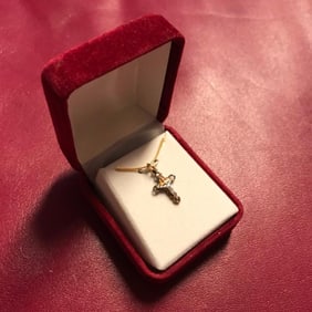 Sterling Silver Cross Crucifix Necklace