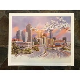 Signed Limited Edition Print, Atlanta, Anni Moeller