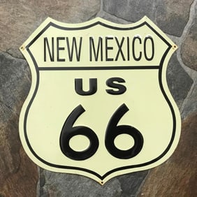 Route 66 New Mexico Metal Sign