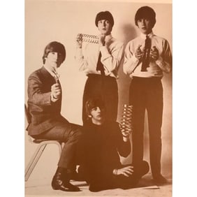 Large Size Vintage Beatles Photo Print