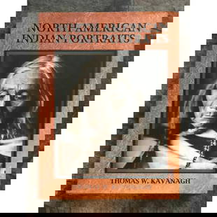 Native American Indian History, North American Portraits Book: Native American History hardcover book, North American Indian Portraits by Thomas W. Kavanaugh. Published by Konecky & Konecky, 1996 edition. 191 pages with beautiful black & white photographs by Jose
