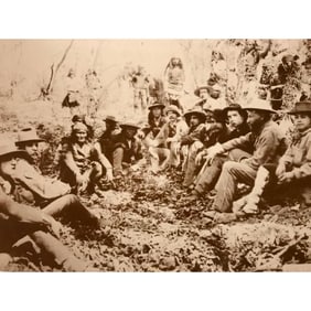 Native American HIstory, Geronimo Meeting Photo Print