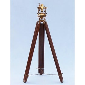 Nautical Floor Standing Brass Theodolite Telescope