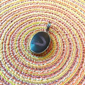 Boulder Opal Sterling Pendant