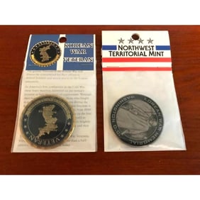 Pair of Korean War Collector Coins