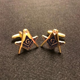 Pair of Freemason Masonic Cufflinks