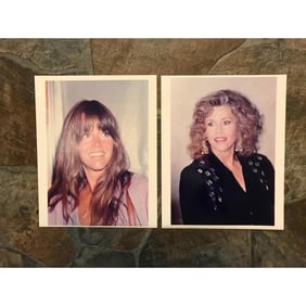Pair of Vintage Color Photographs of Jane Fonda