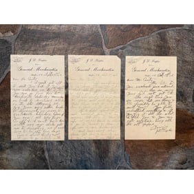 Early 1900s Letters, Merchandise, Bluffton, South Carolina