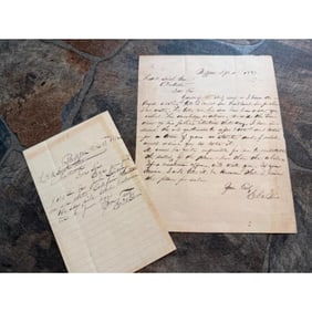 19thc Belfair Plantataion Bluffton South Carolina Letters